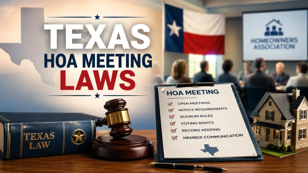 Texas HOA Meeting Laws