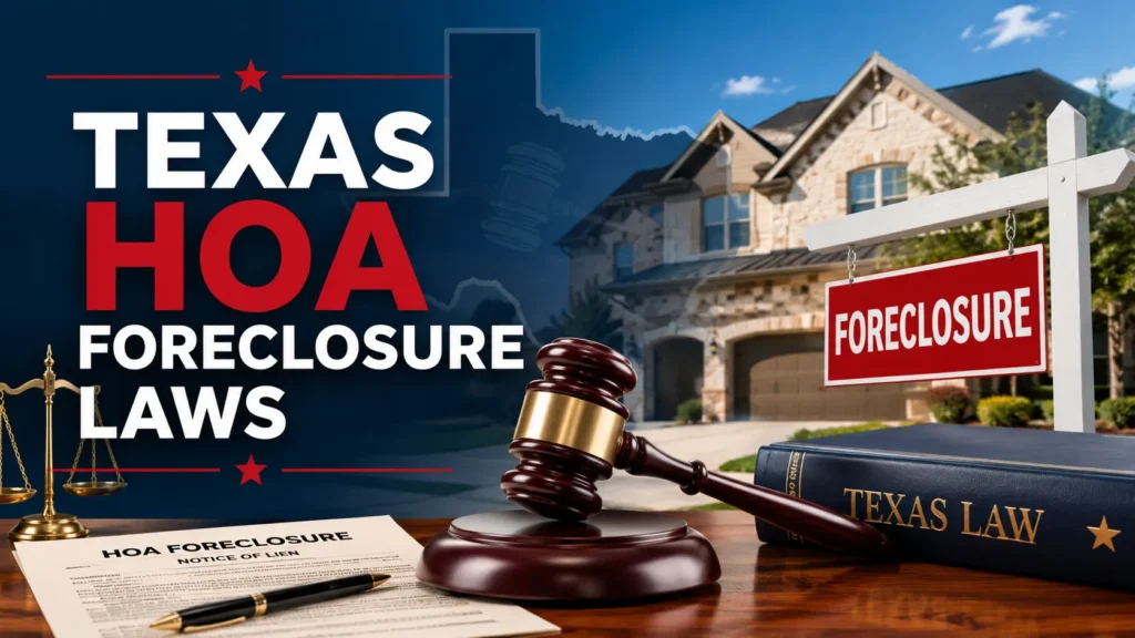 Texas HOA Foreclosure Laws