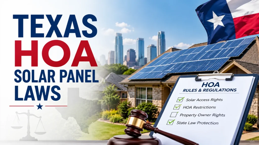 Texas HOA Solar Panel Laws