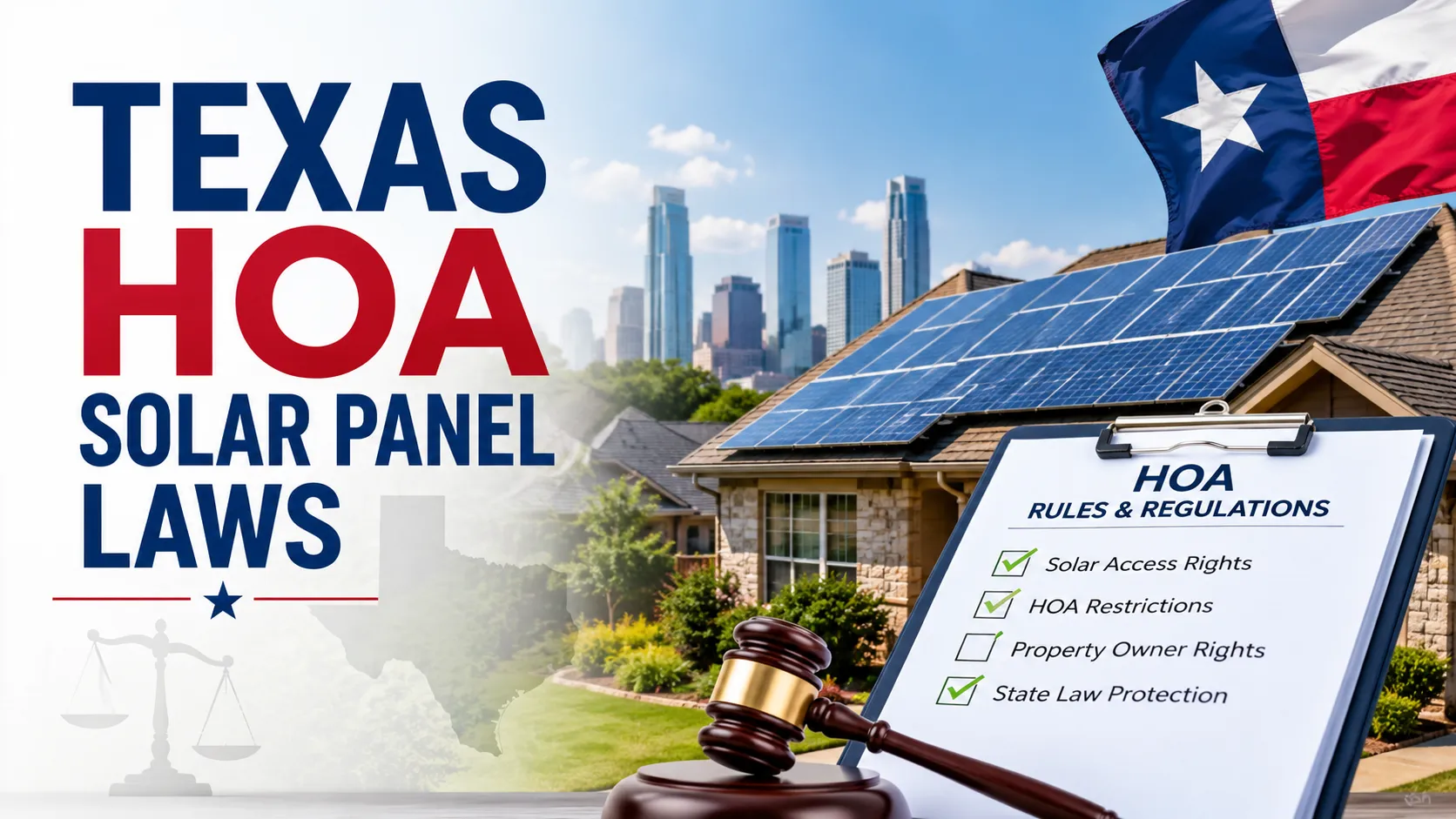 Texas HOA Solar Panel Laws