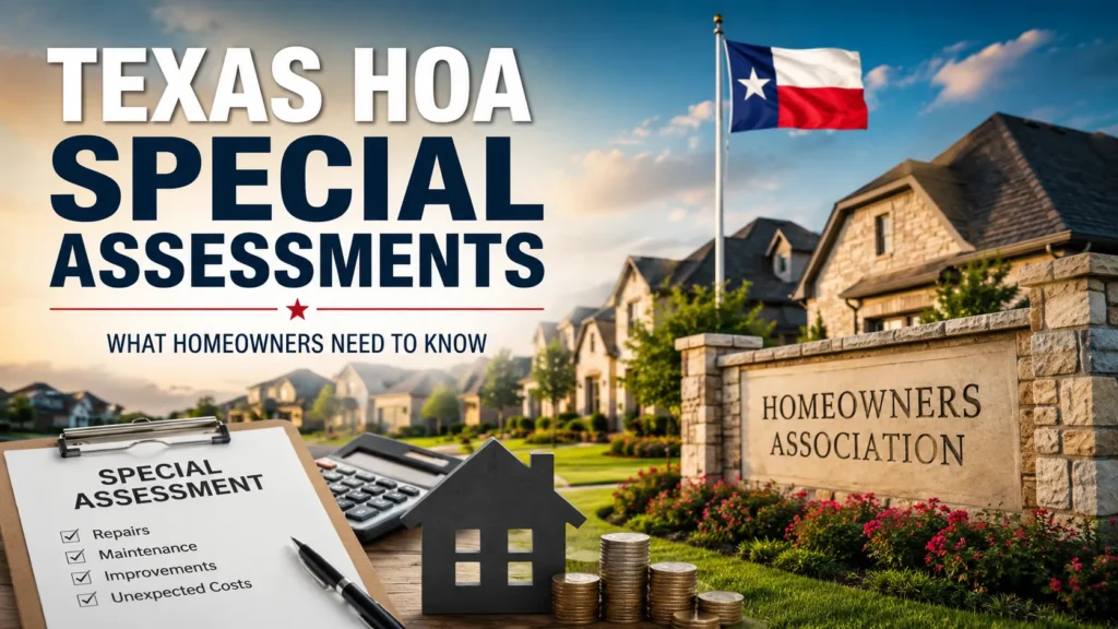 Texas HOA Special Assessments