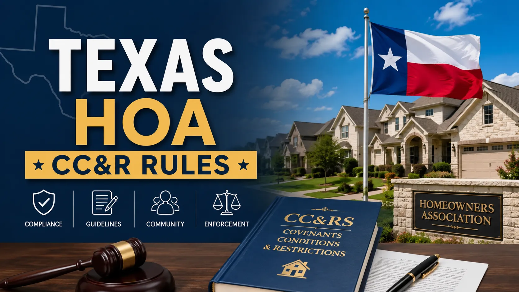 Texas HOA CC&R Rules