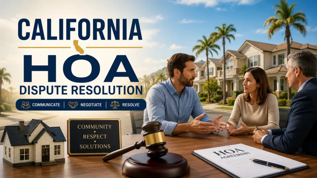 California HOA Dispute Resolution