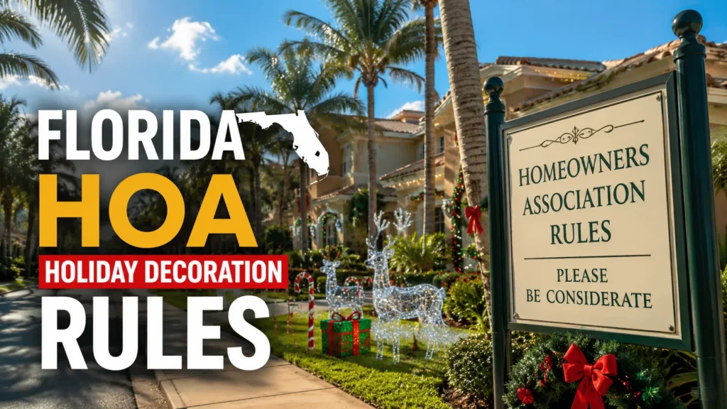 Florida HOA Holiday Decoration Rules