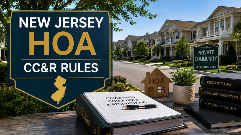 New Jersey HOA CC&R Rules