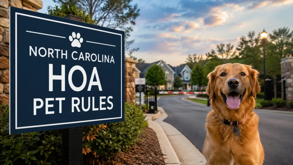 North Carolina HOA Pet Rules