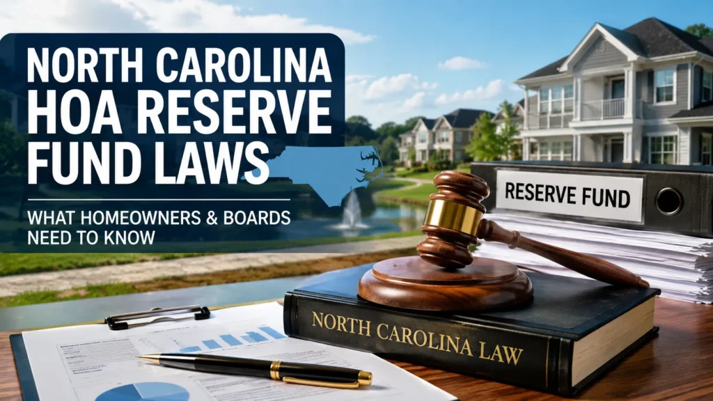 North Carolina HOA Reserve Fund Laws