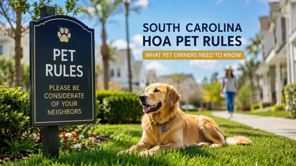 South Carolina HOA Pet Rules