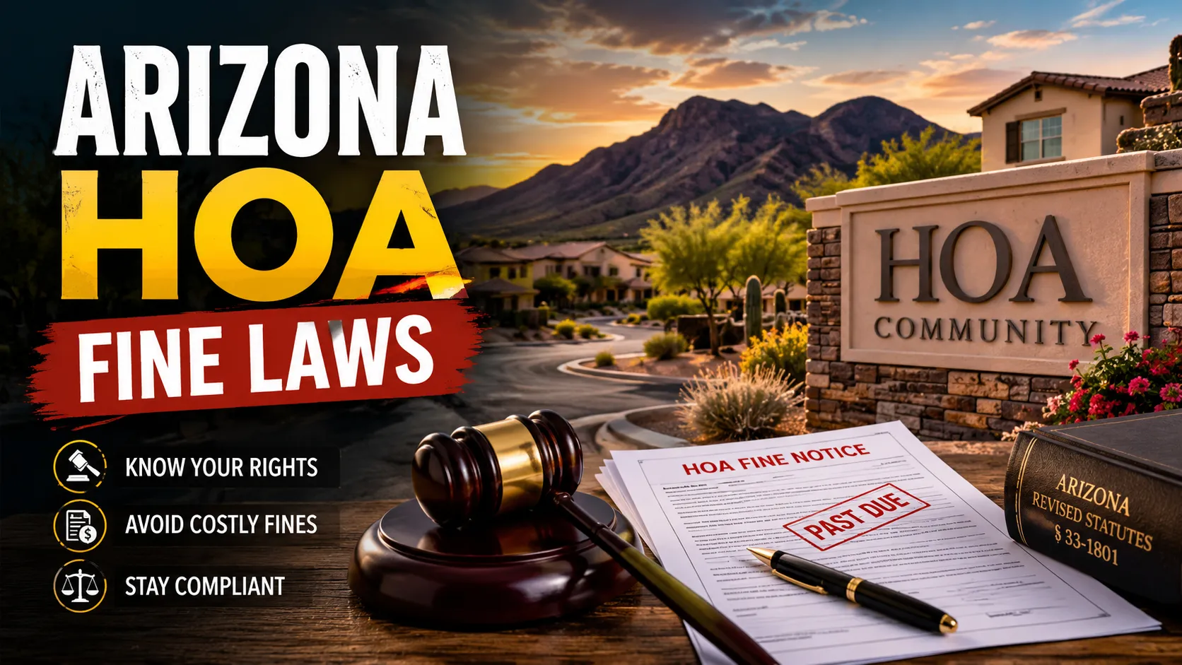 Arizona HOA Fine Laws