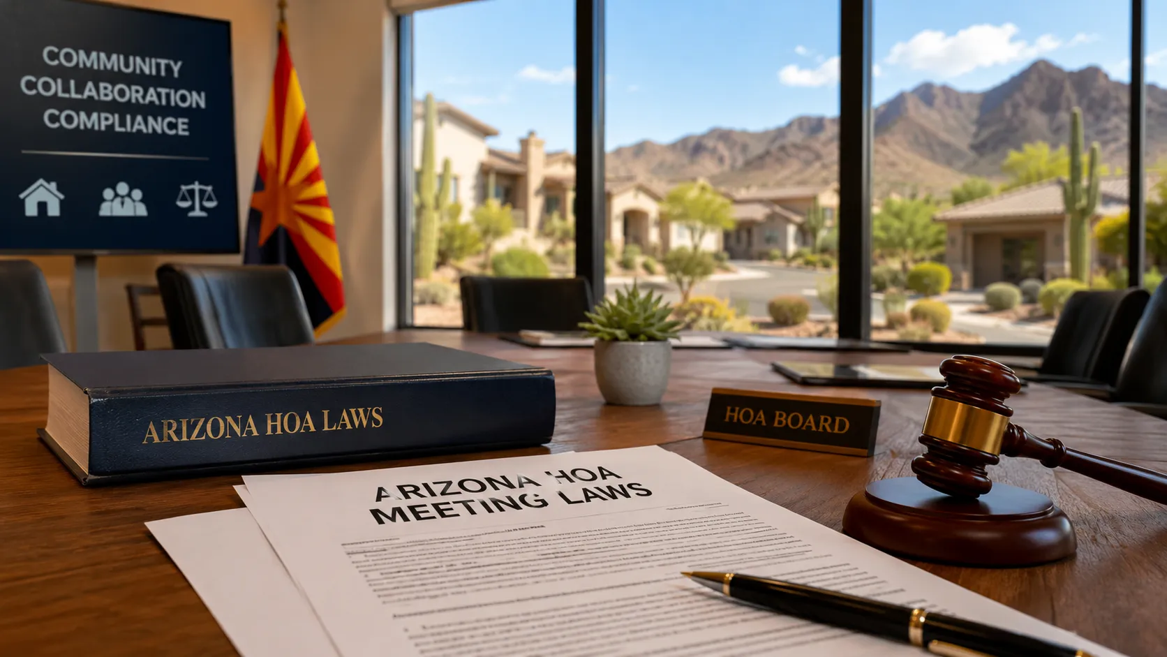Arizona HOA Meeting Laws