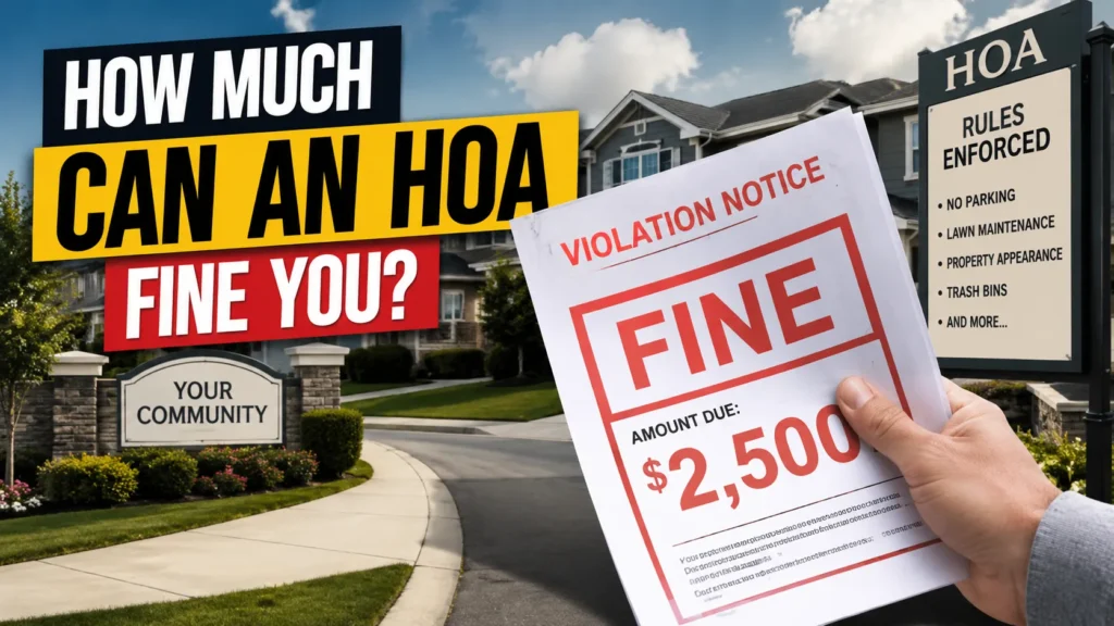 How Much Can an HOA Fine You