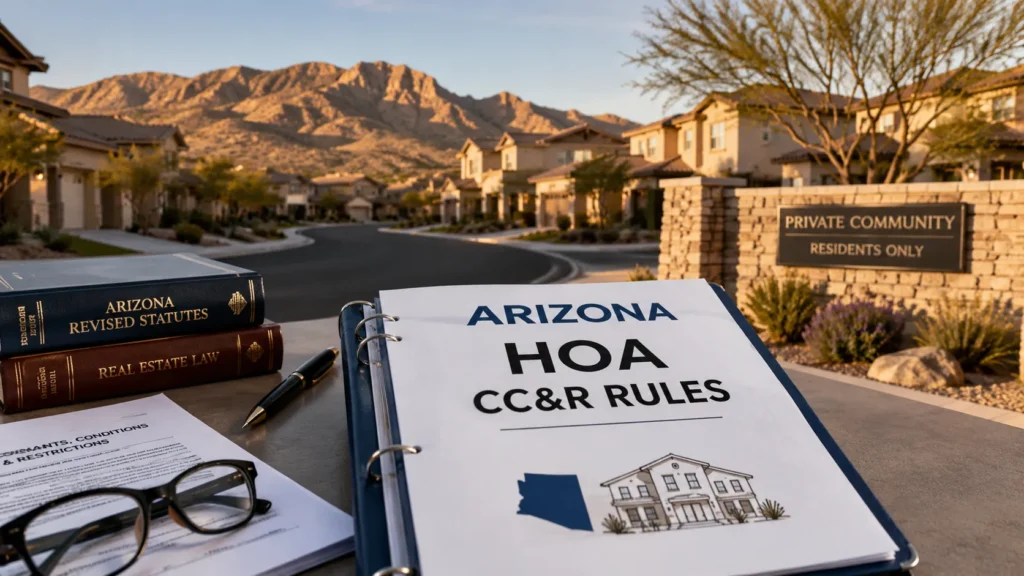 Arizona HOA CC&R Rules