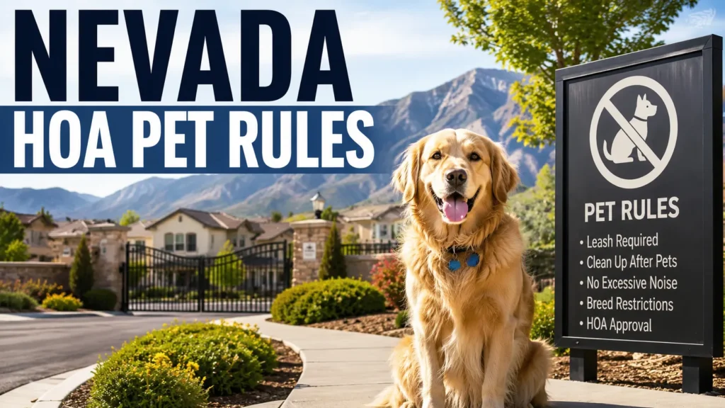 Nevada HOA Pet Rules