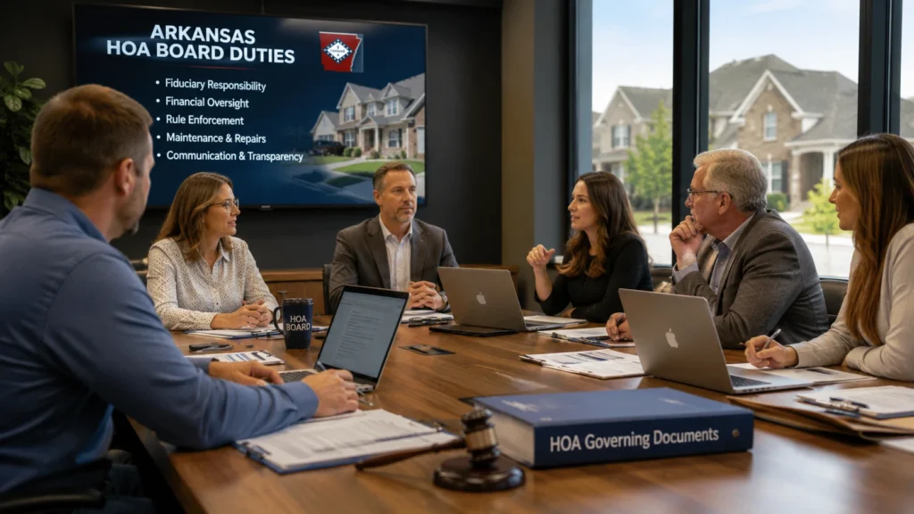 Arkansas HOA Board Duties
