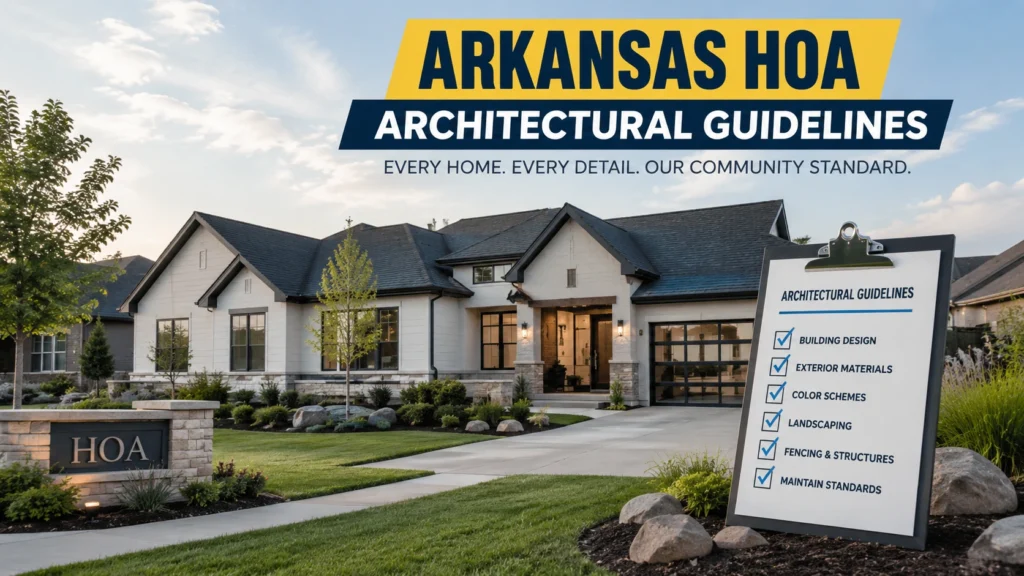 Arkansas HOA Architectural Guidelines