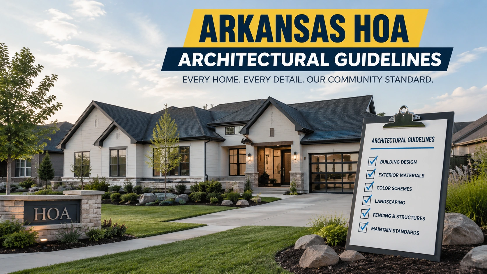 Arkansas HOA Architectural Guidelines