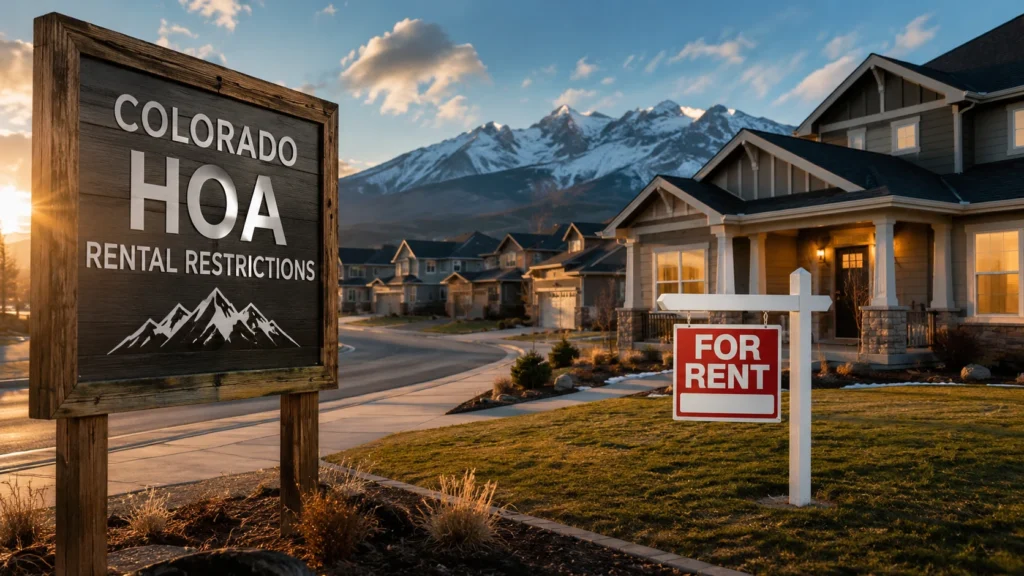 Colorado HOA Rental Restrictions