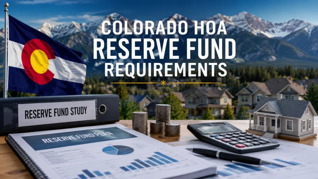 Colorado HOA Reserve Fund Requirements