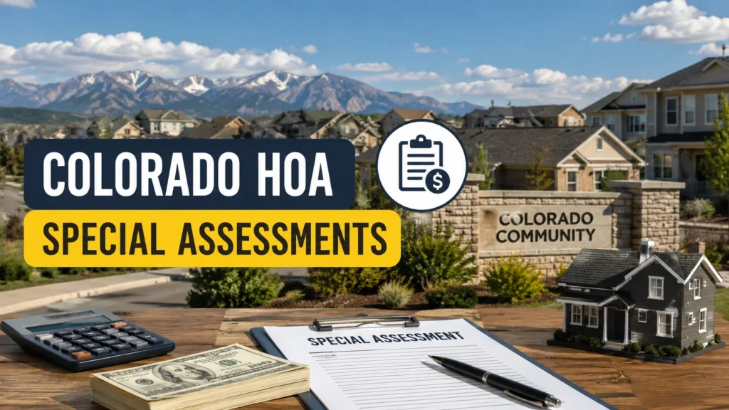 Colorado HOA Special Assessments