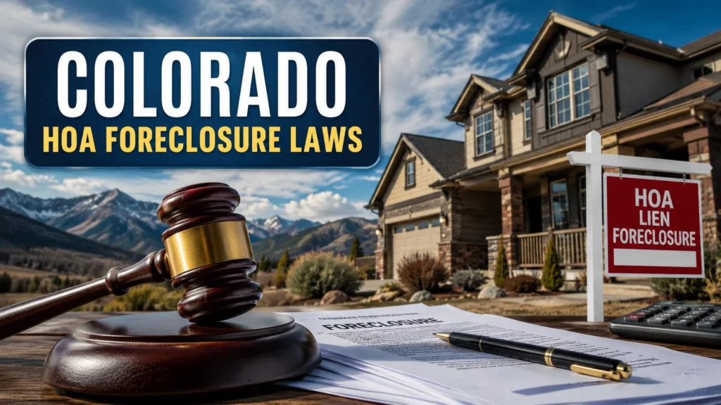 Colorado HOA Foreclosure Laws