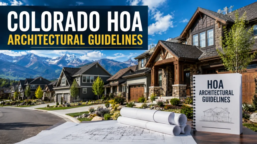 Colorado HOA Architectural Guidelines