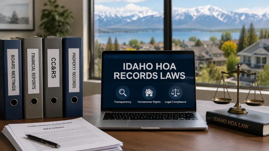 Idaho HOA Records Laws