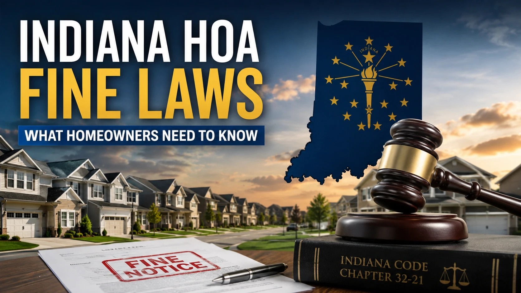 Indiana HOA Fine Laws