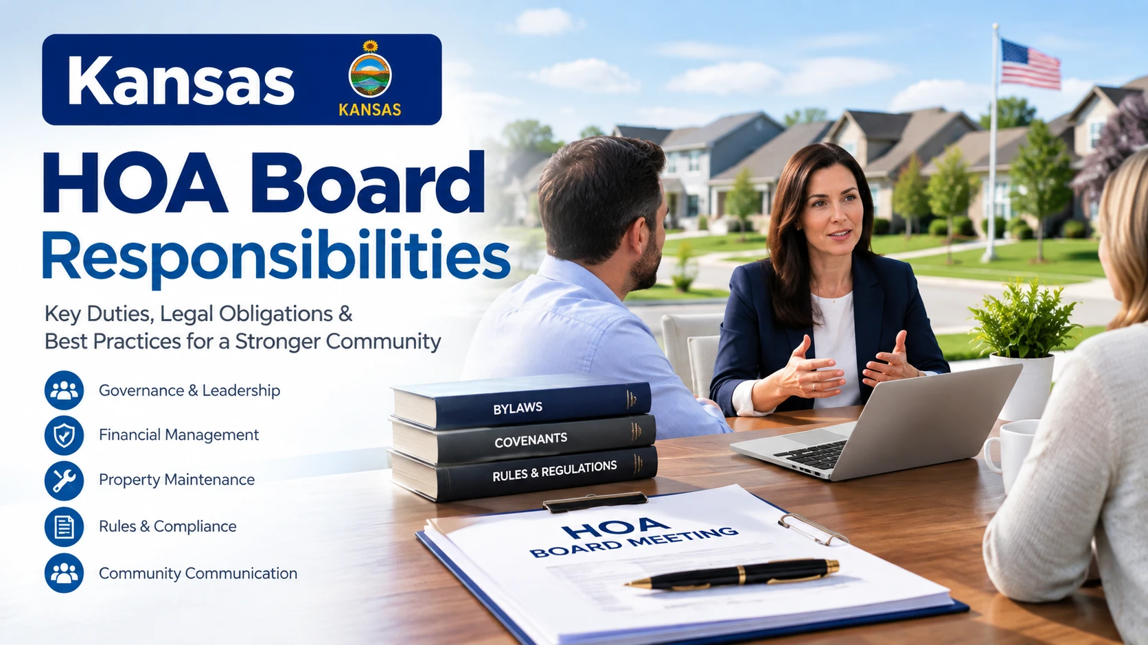 Kansas HOA Board Responsibilities