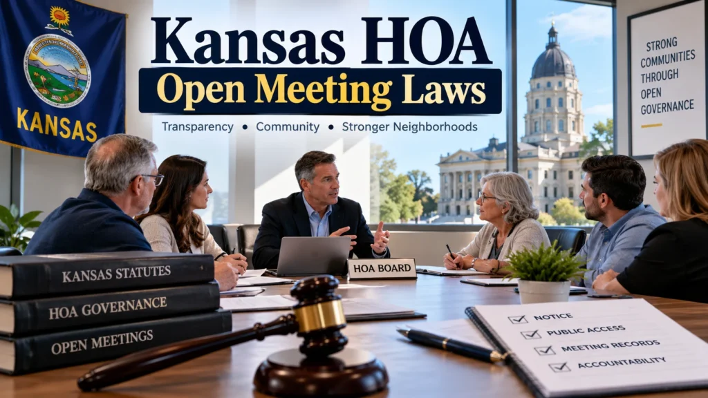 Kansas HOA Open Meeting Laws