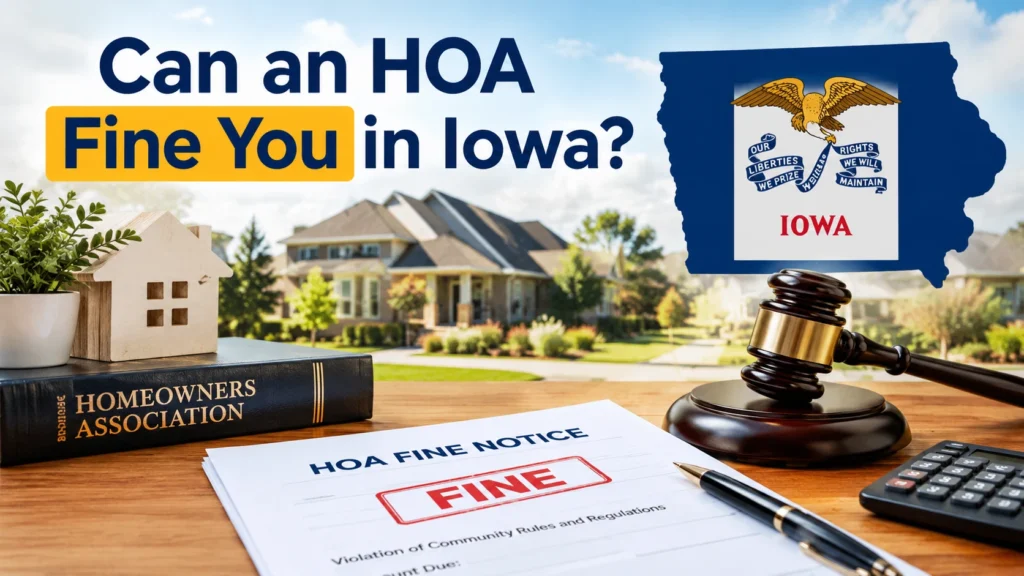 Can an HOA Fine You in Iowa?