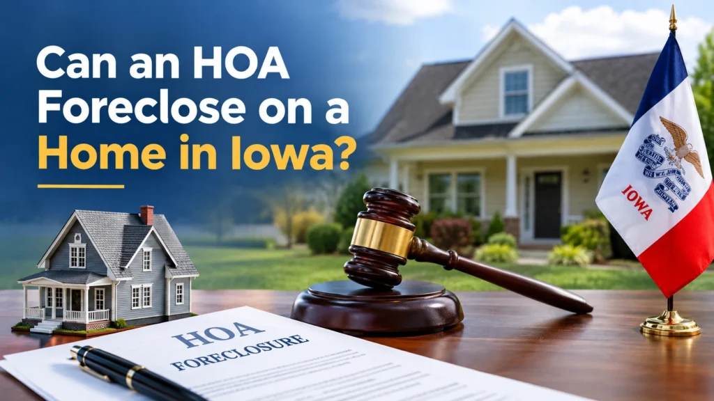 Can an HOA Foreclose on a Home in Iowa?