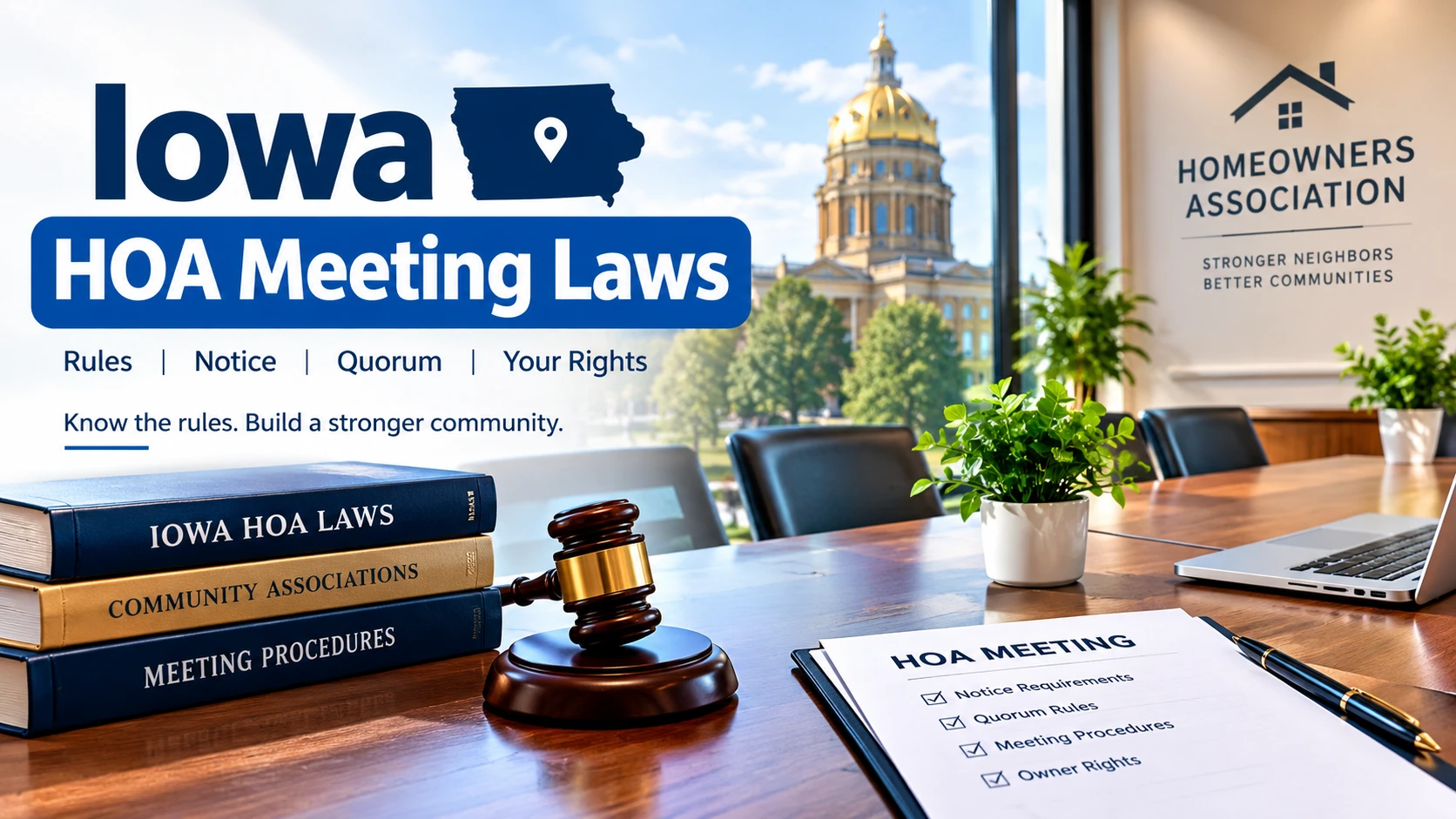 Iowa HOA Meeting Laws