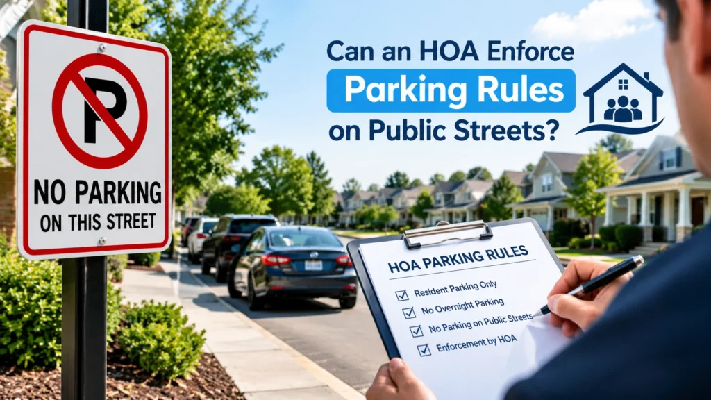 Can an HOA Enforce Parking Rules on Public Street
