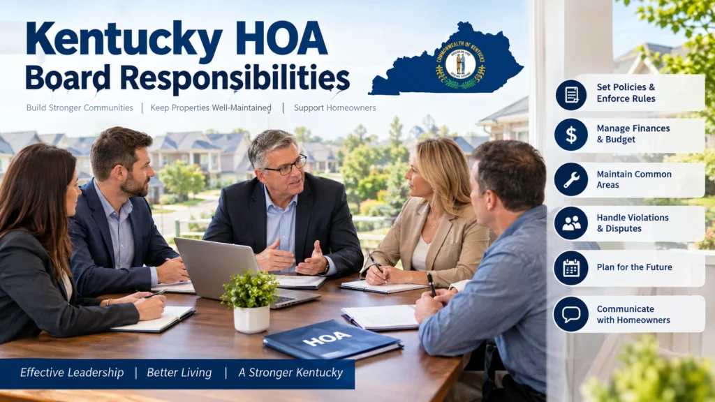 Kentucky HOA Board Responsibilities